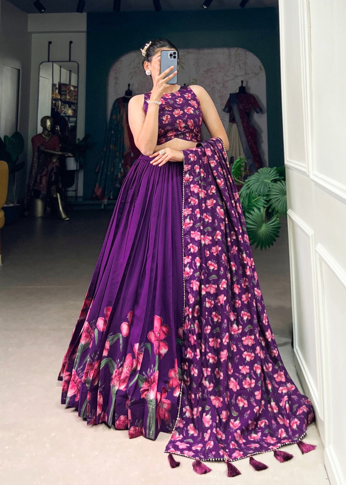 The Perfect Blend of Tradition And Sparkle Lehenga Choli